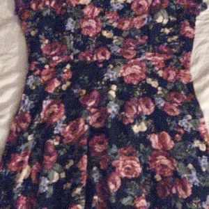Floral jumper dress ?